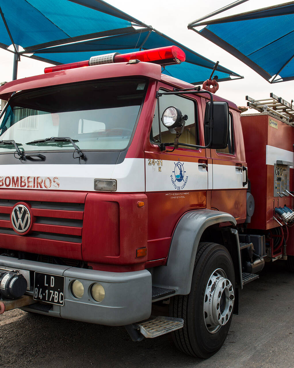 SPCB credencia viatura portuária de combate a calamidades Porto de Luanda